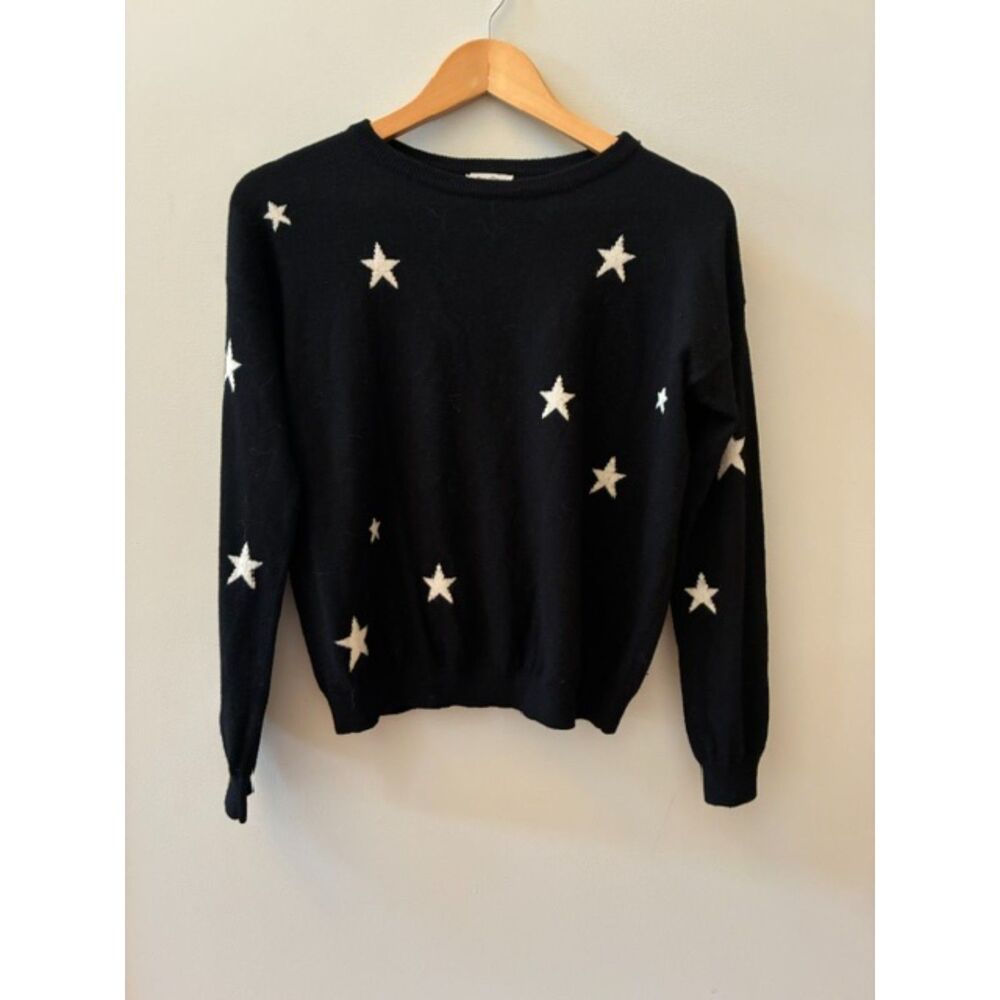 John Galt California Black Star Sweater | One Size | OS | EUC